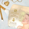 24K Gold Lifting Tuchmaske mit Hyaluronsäure und Vitamin A+B5+E - Swisa Beauty - Totes Meersalz Produkte für gesunde Haut