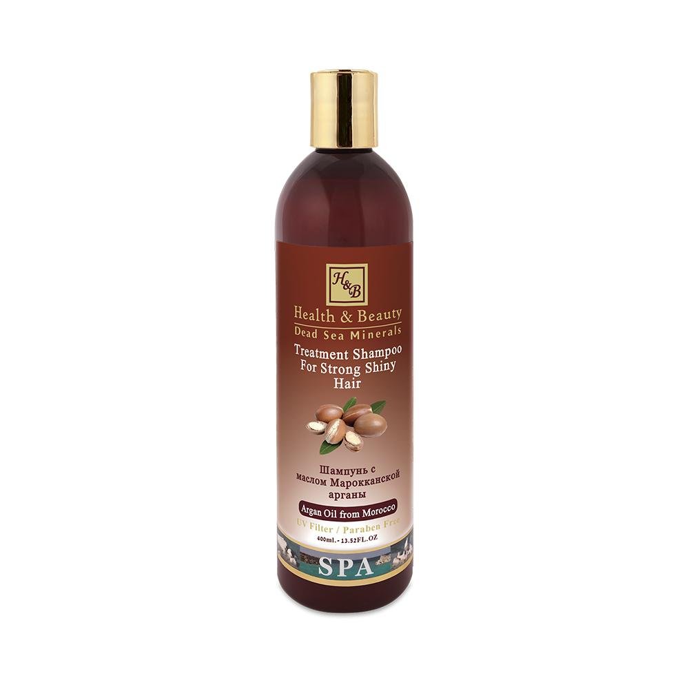 Pflege Shampoo mit Arganöl aus Marokko - 400 ml - Swisa Beauty - Totes Meersalz Produkte für gesunde Haut